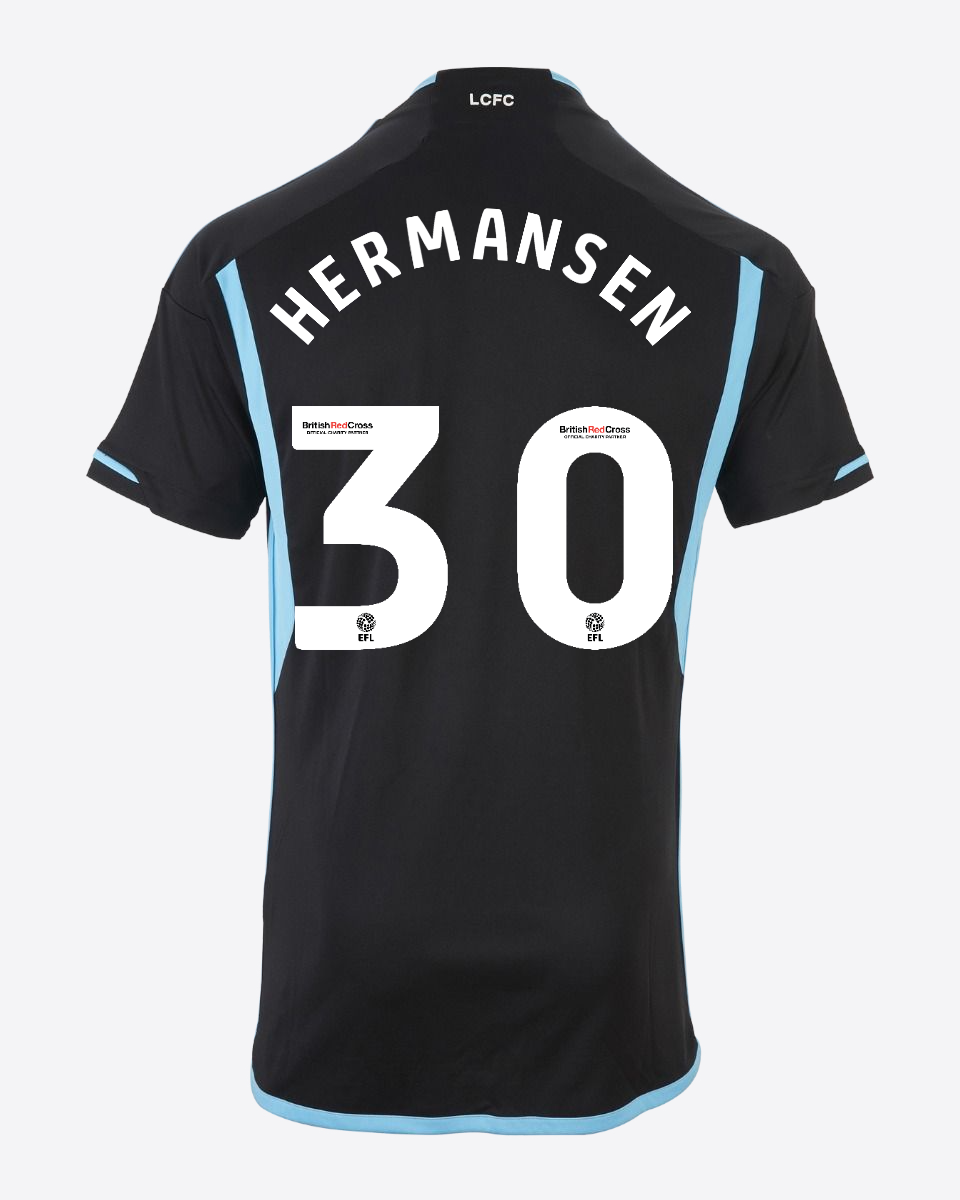 23-24 Leicester City HERMANSEN 30 Away Jersey