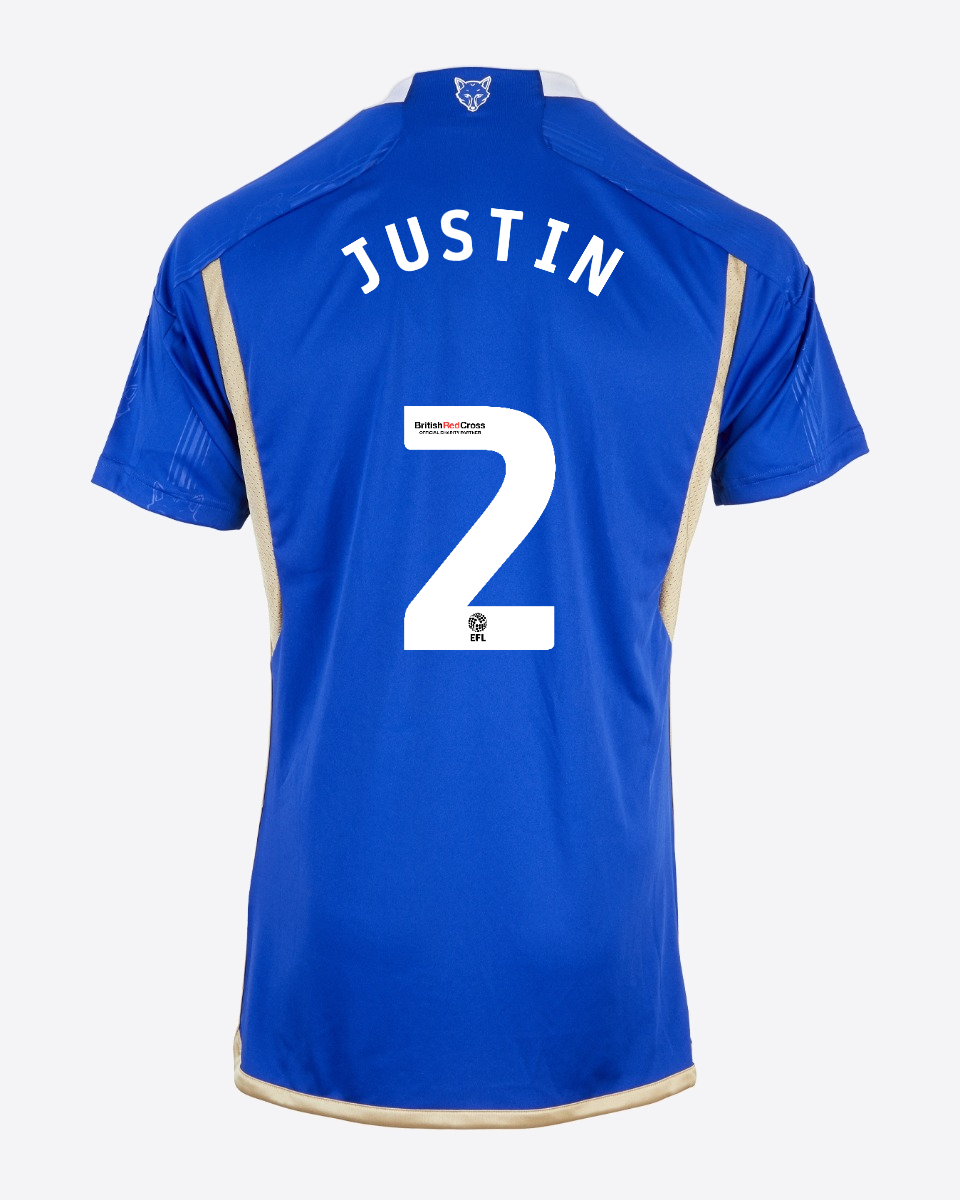 23-24 Leicester City JUSTIN 2 Home Jersey