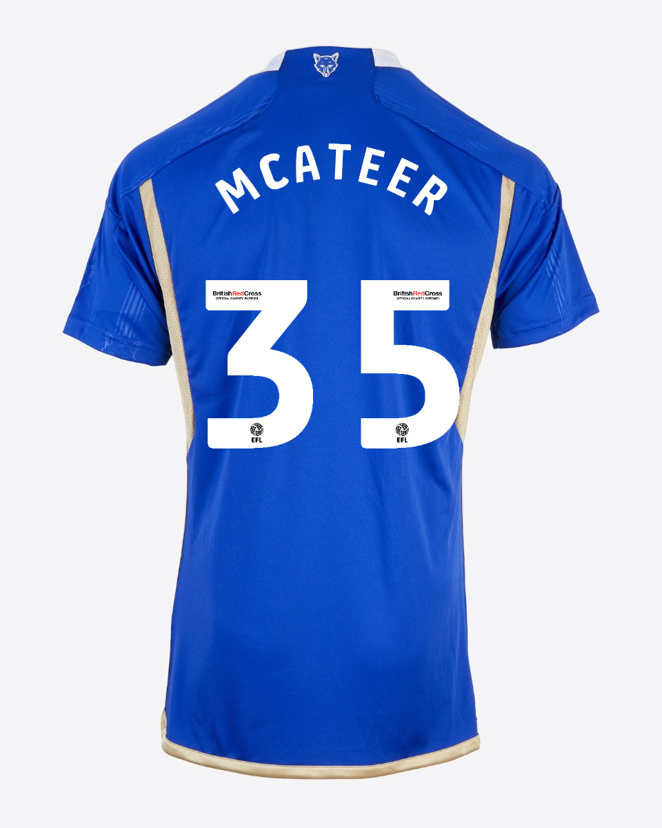 23-24 Leicester City MCATEER 35 Home Jersey