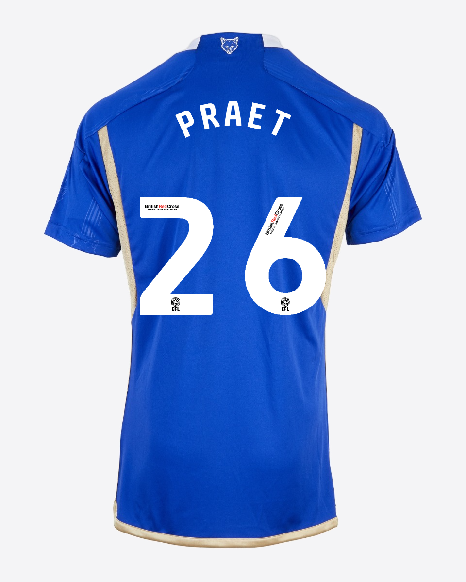 23-24 Leicester City PRAET 26 Home Jersey