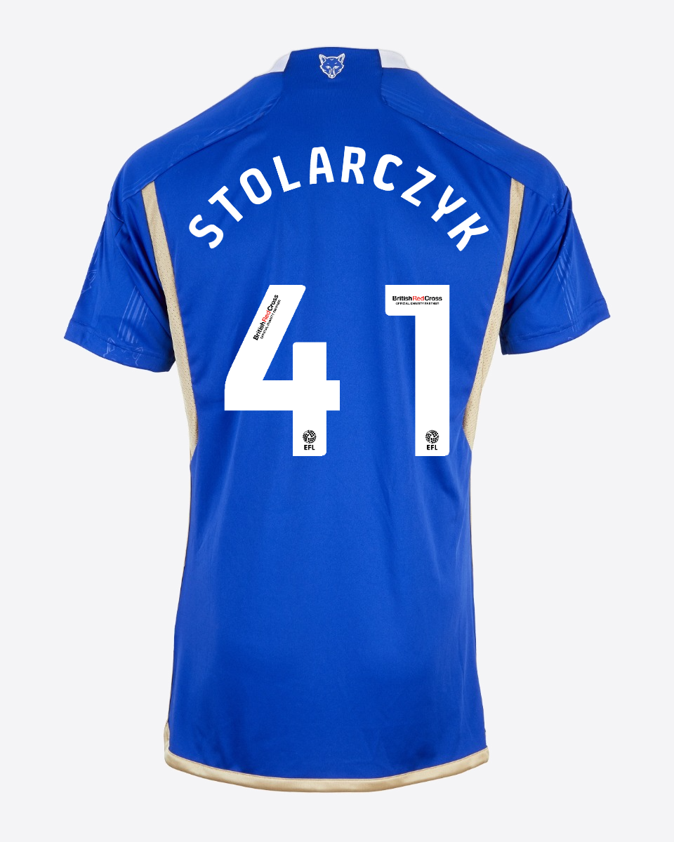 23-24 Leicester City STOLARCZYK 41 Home Jersey