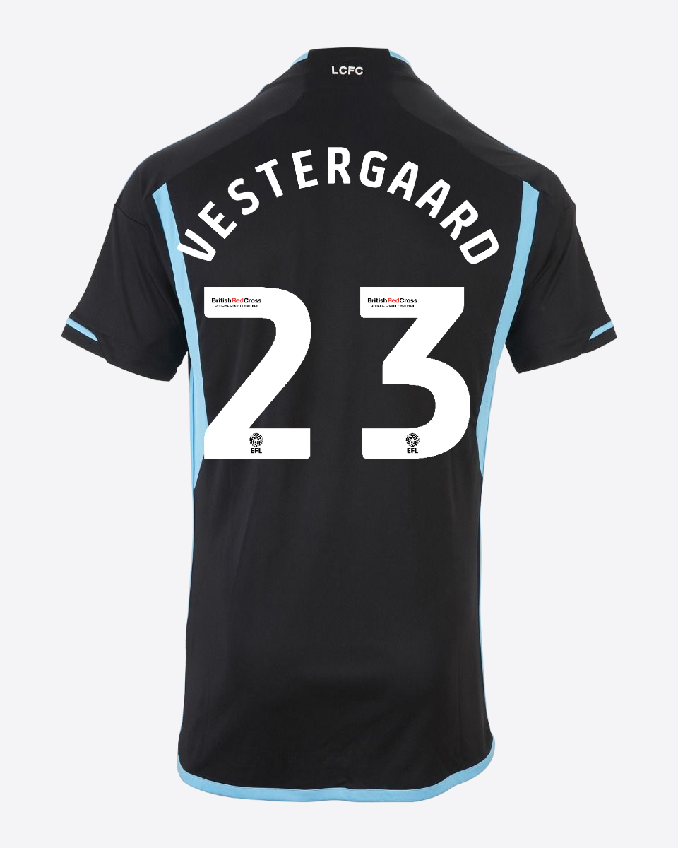 23-24 Leicester City VESTERGAARD 23 Away Jersey