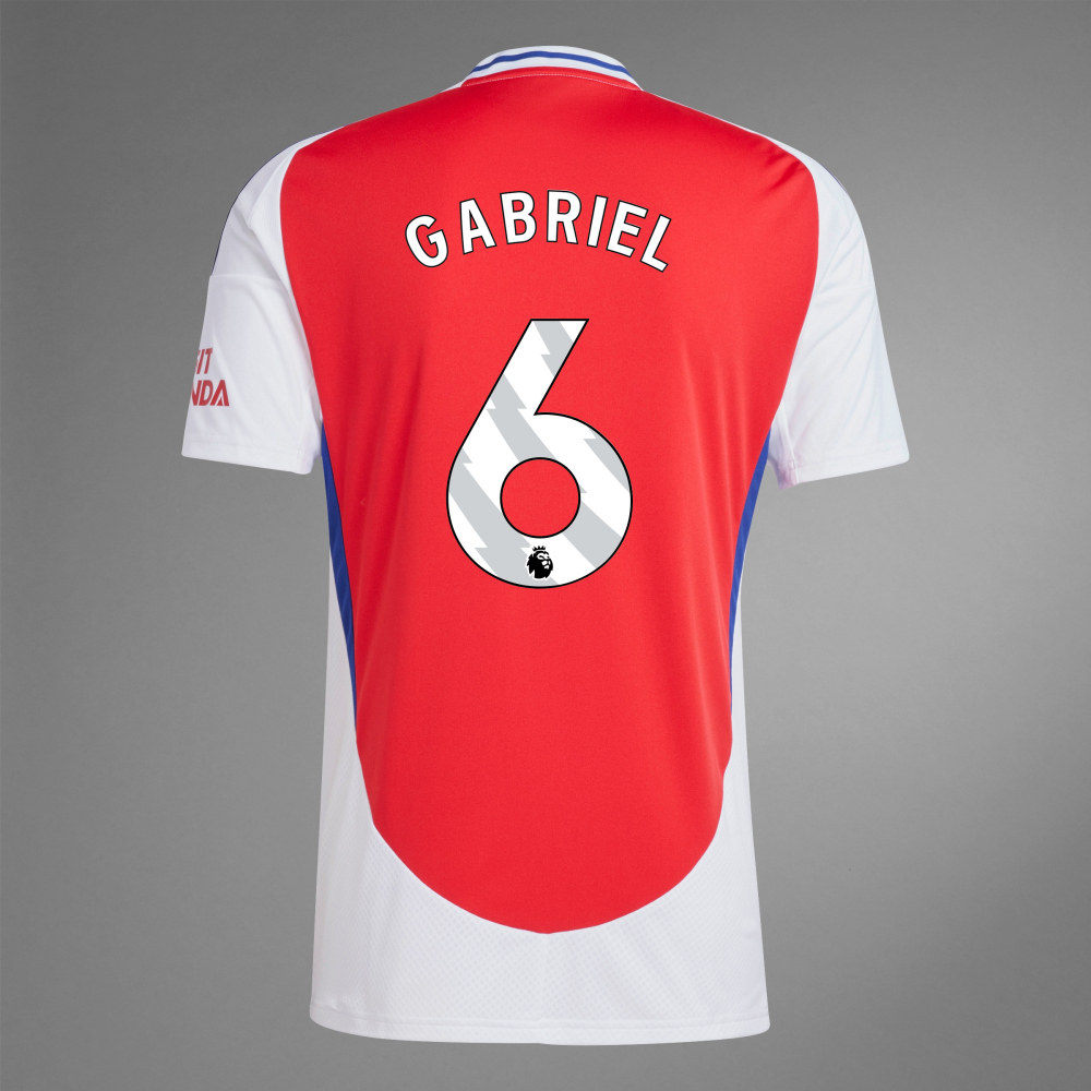 24-25 Arsenal Home GABRIEL 6 Soccer Jersey