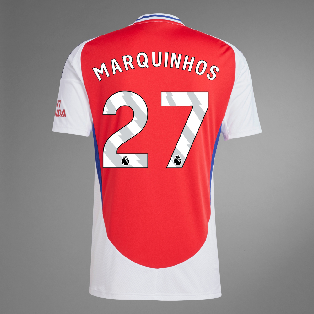 24-25 Arsenal Home MARQUINHOS 27 Soccer Jersey