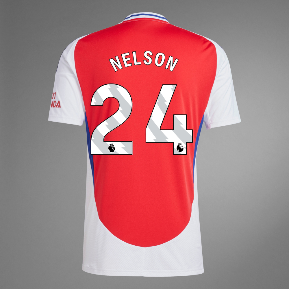 24-25 Arsenal Home NELSON 24 Soccer Jersey