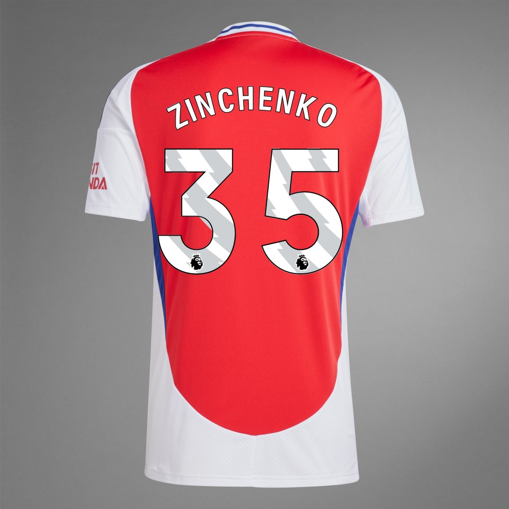 24-25 Arsenal Home ZINCHENKO 35 Soccer Jersey