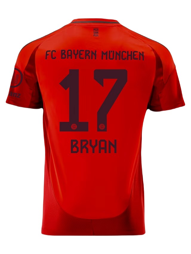 24-25 Bayern Munich Bryan 17 Home Jersey