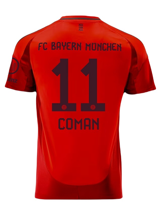 24-25 Bayern Munich Coman 11 Home Jersey