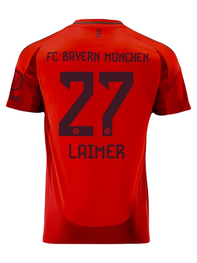 24-25 Bayern Munich Laimer 27 Home Jersey