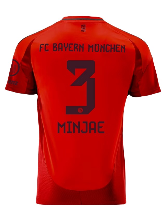 24-25 Bayern Munich Minjae 3 Home Jersey