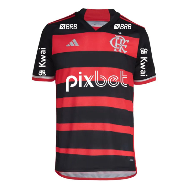 24-25 Flamengo Home Jersey (Full Sponsor)