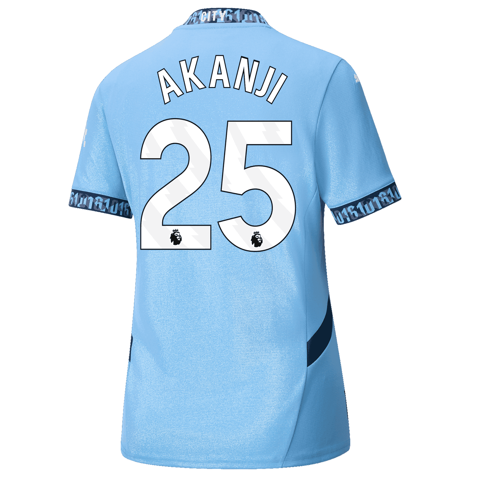 Manchester City Manuel Akanji 25 Home Womens Jersey 24-25