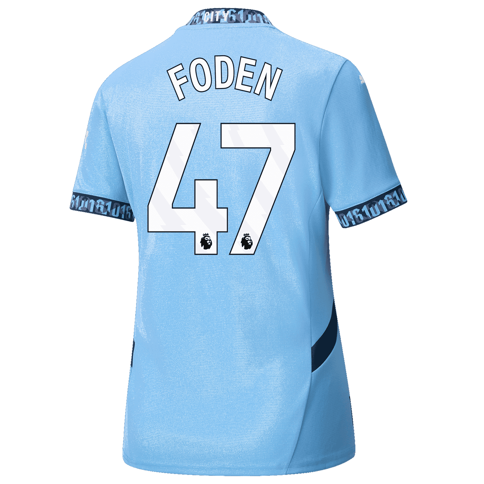 Manchester City Phil Foden 47 Home Womens Jersey 24-25