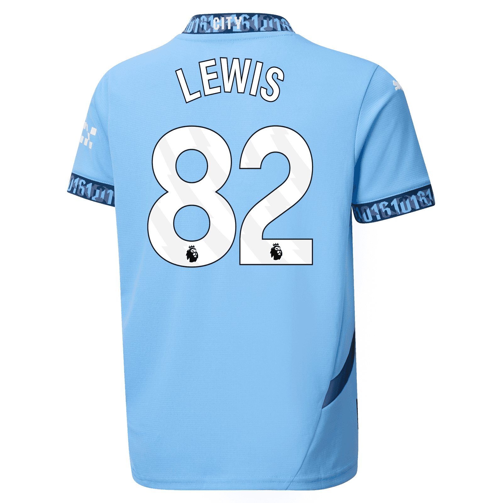 Manchester City Rico Lewis 82 Home Jersey 24-25