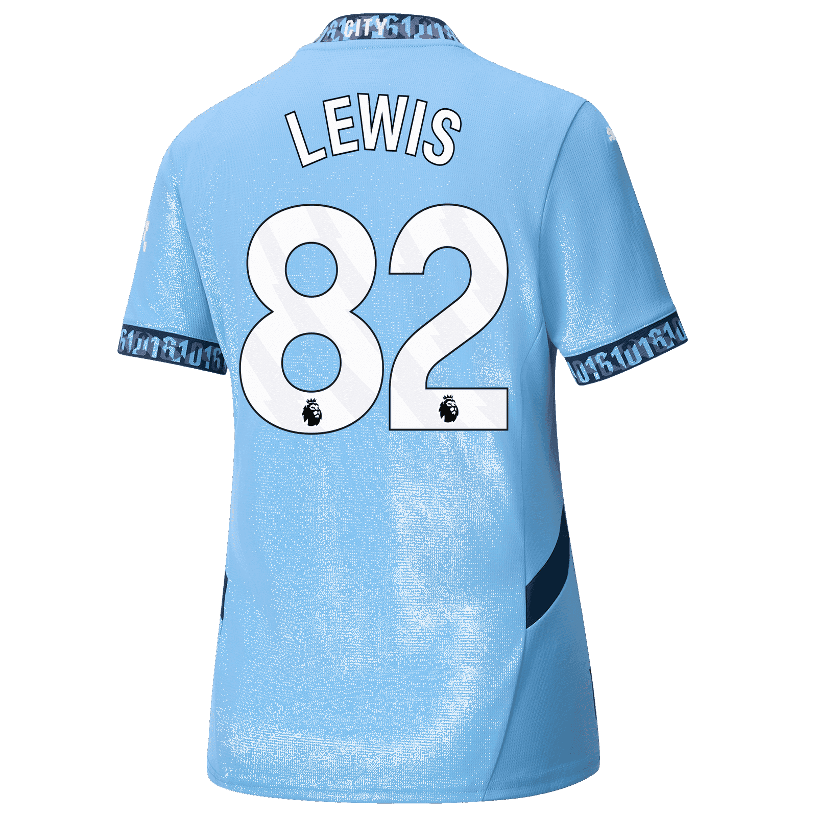 Manchester City Rico Lewis 82 Home Womens Jersey 24-25