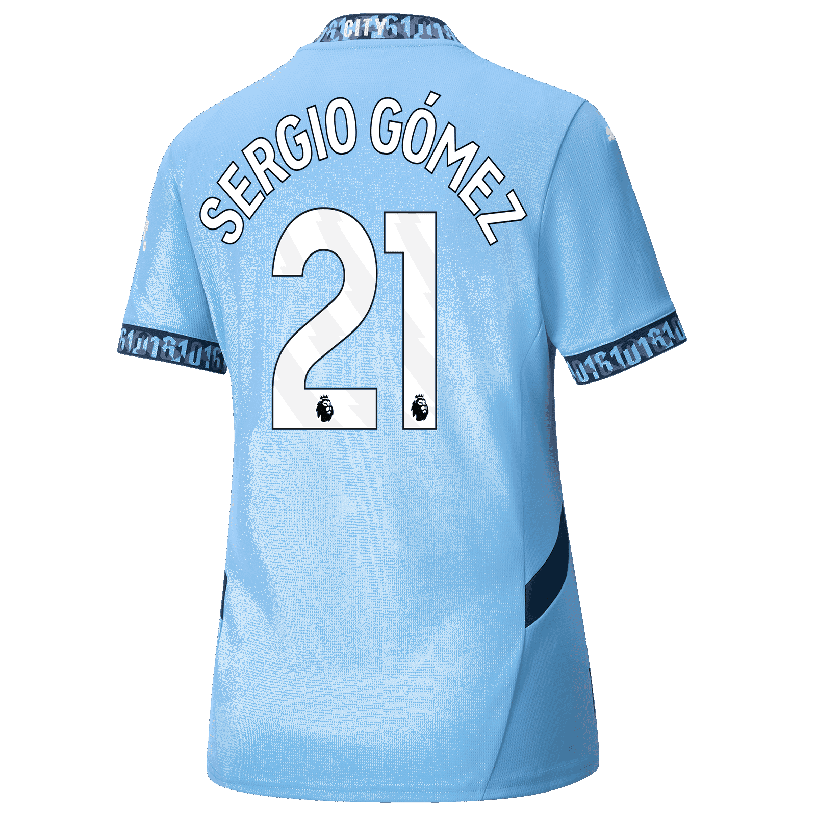 Manchester City Sergio Gomez 21 Home Womens Jersey 24-25