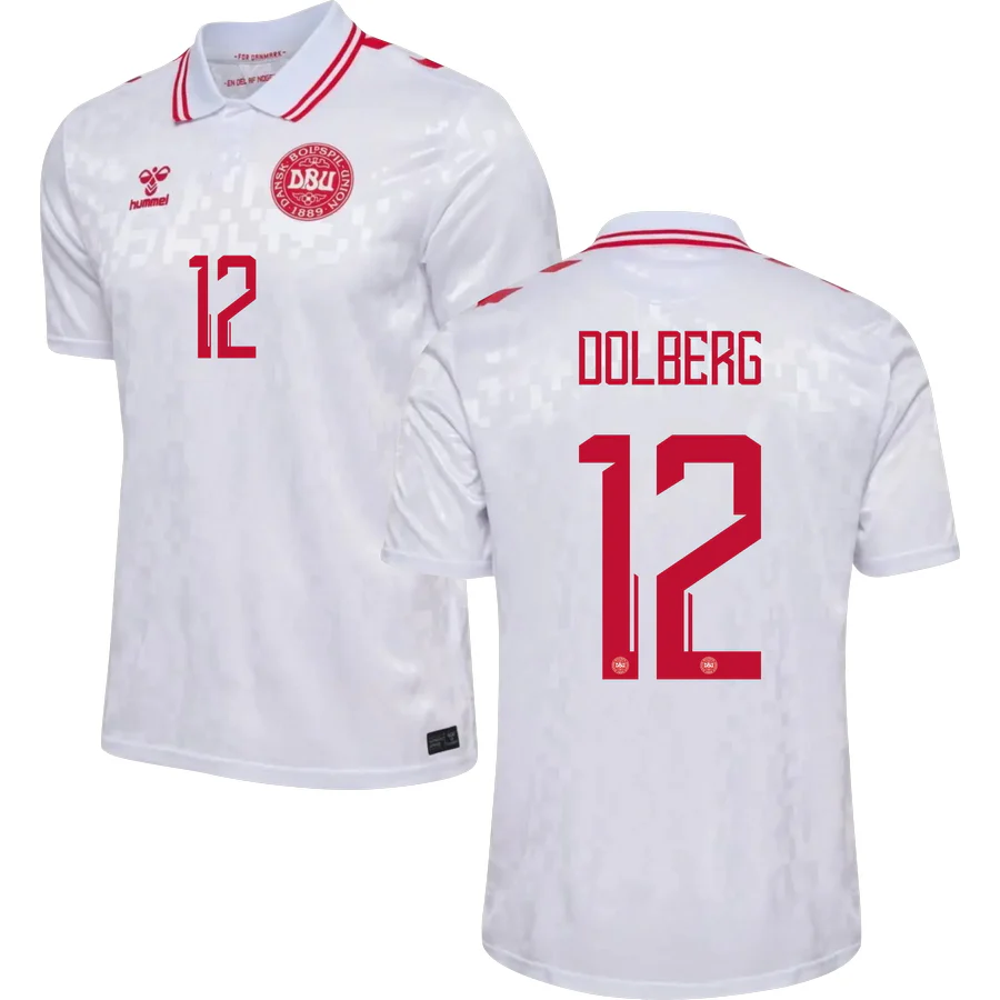 2024 Denmark DOLBERG 12 Away Jersey
