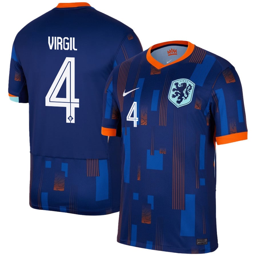 2024 Netherlands Virgil 4 Away Jersey