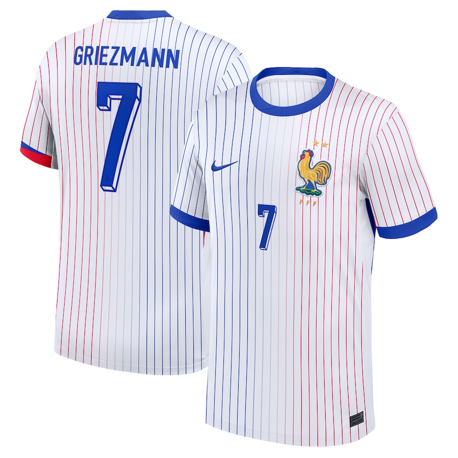 France Away Griezmann 7 Soccer Jersey 2024