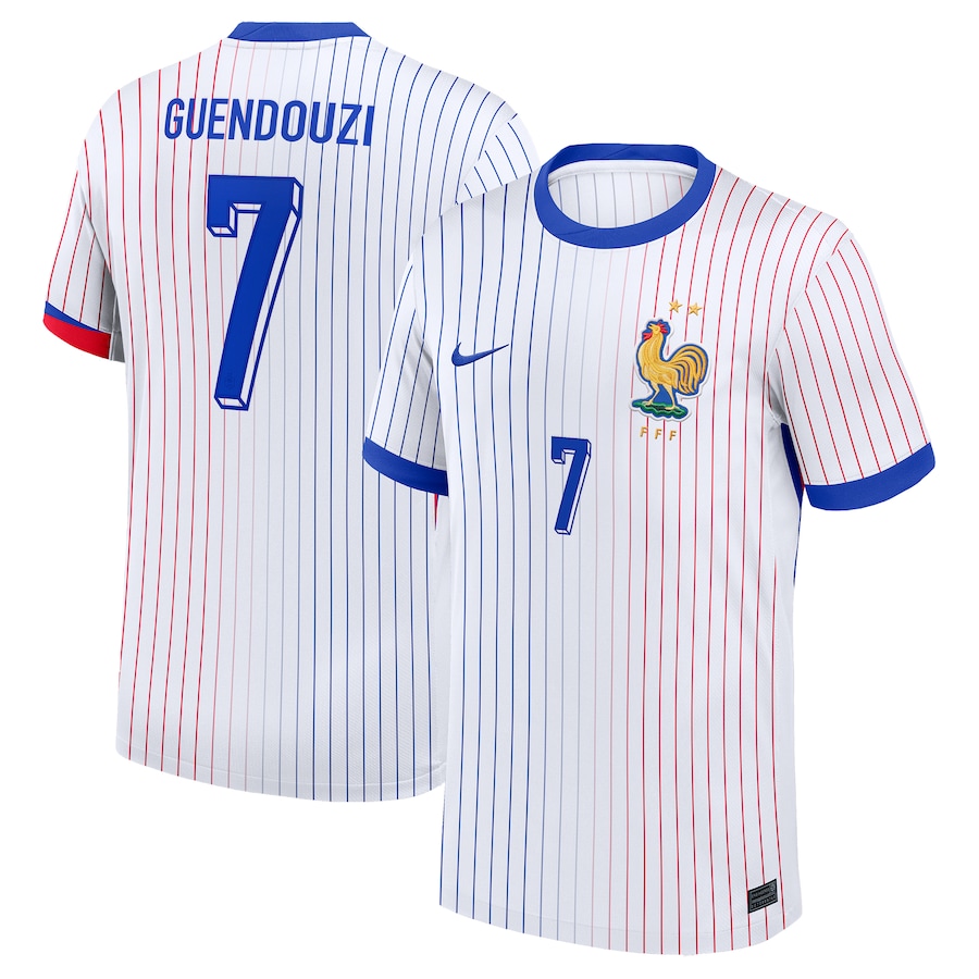 France Away Guendouzi 7 Soccer Jersey 2024