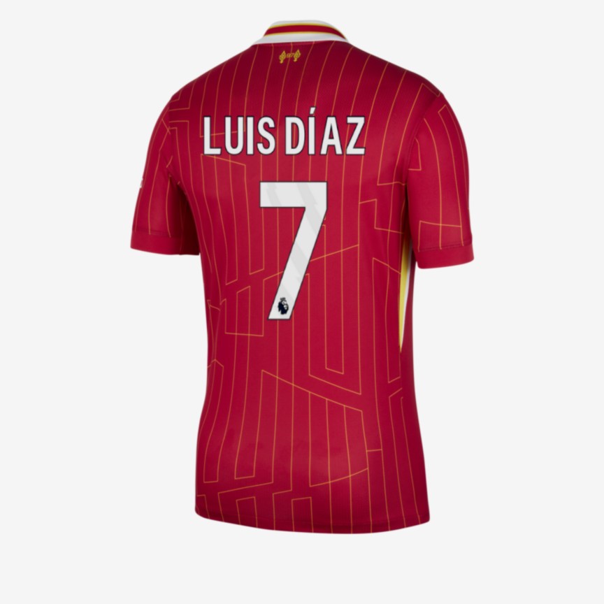 Liverpool Luis Díaz 7 Home Jersey 24-25