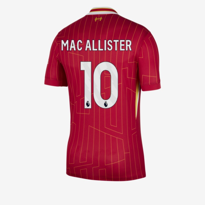 Liverpool Mac Allister 10 Home Jersey 24 25