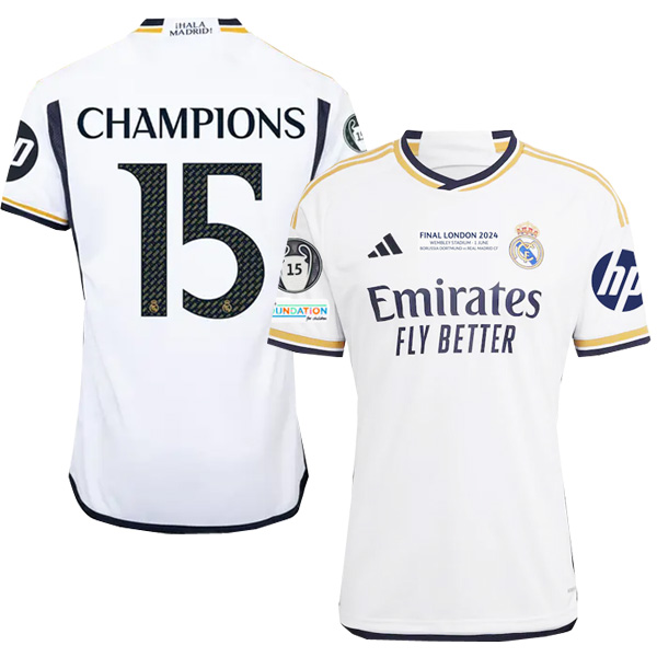 Real Madrid Home Champions 15 Jersey 23-24