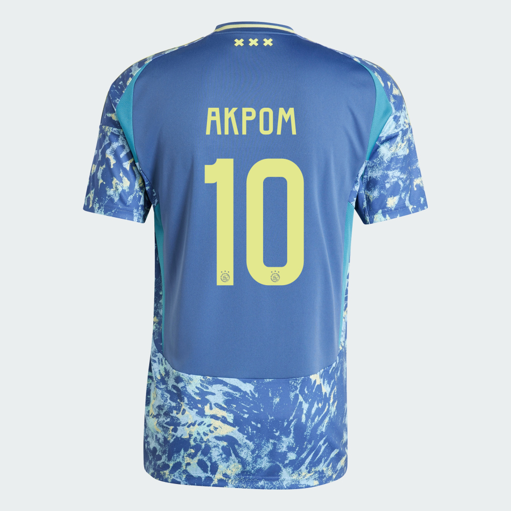 24-25 Ajax AKPOM 10 Away Jersey