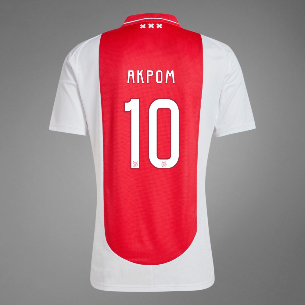 24-25 Ajax AKPOM 10 Home Jersey