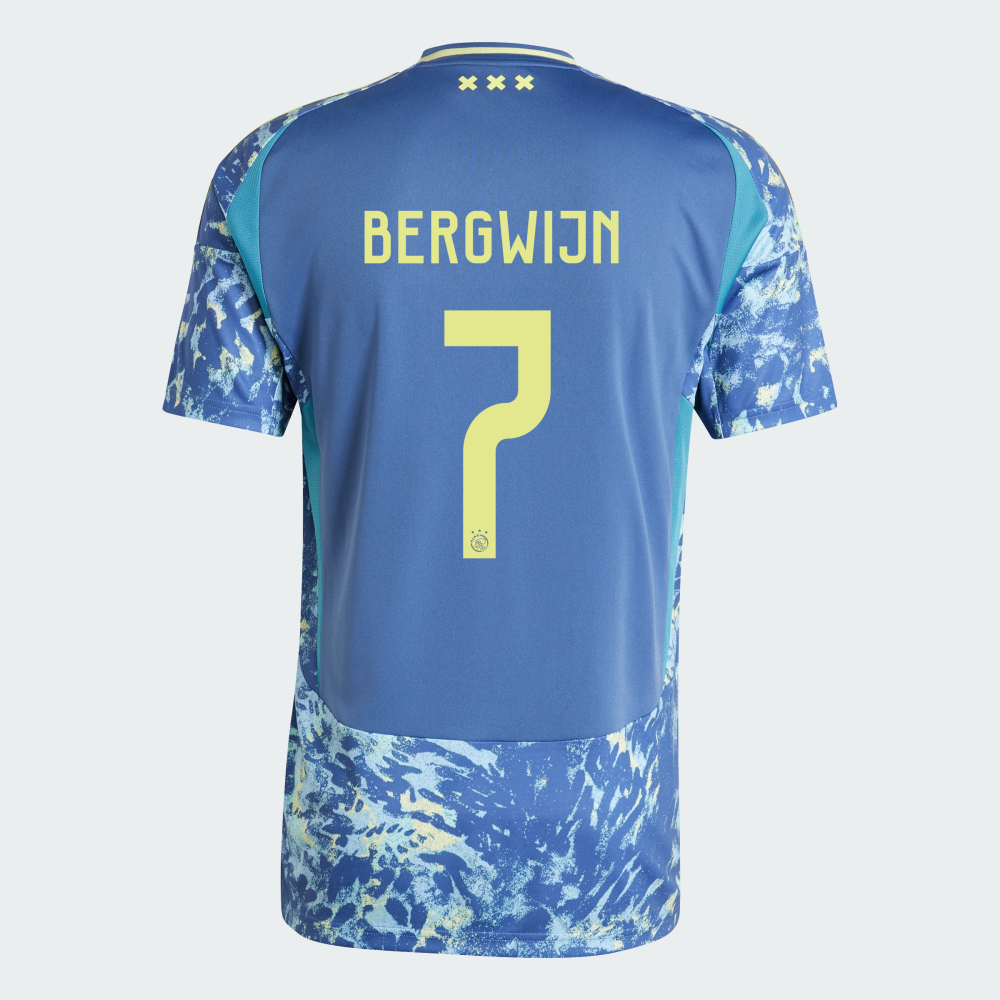 24-25 Ajax BERGWIJN 7 Away Jersey