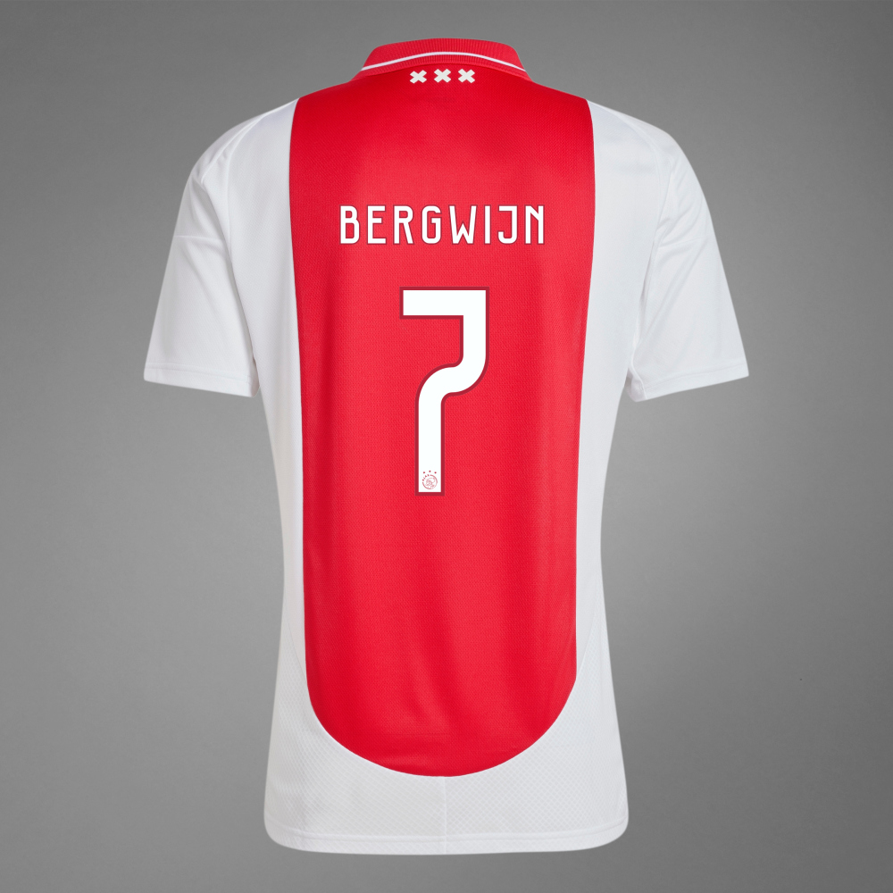 24-25 Ajax BERGWIJN 7 Home Jersey