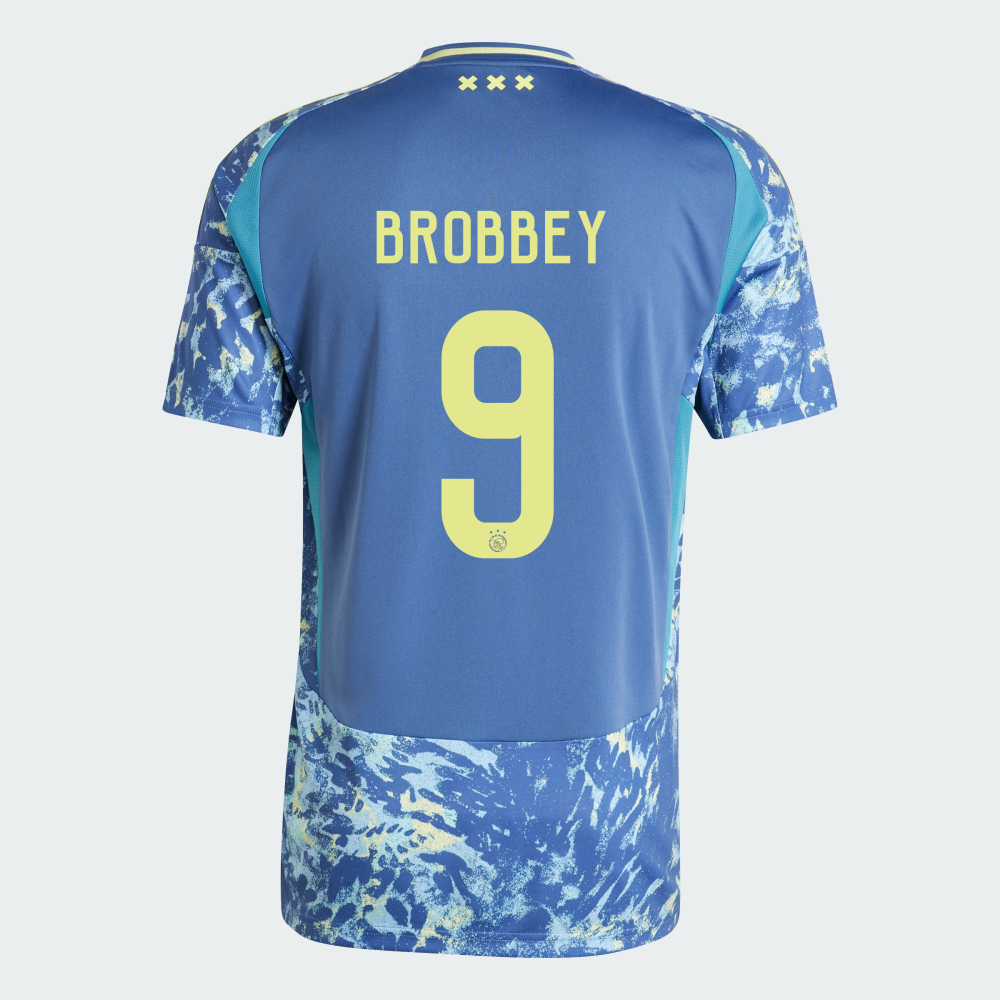 24-25 Ajax BROBBEY 9 Away Jersey