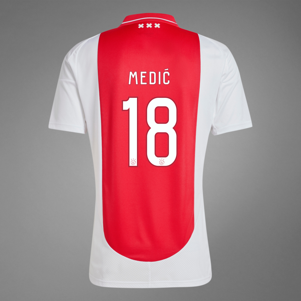 24-25 Ajax MEDIĆ 18 Home Jersey