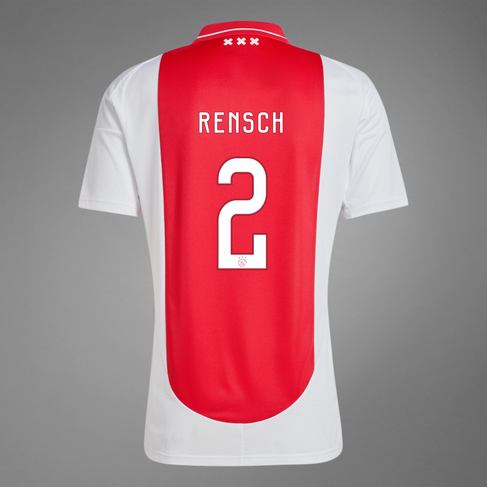 24-25 Ajax RENSCH 2 Home Jersey