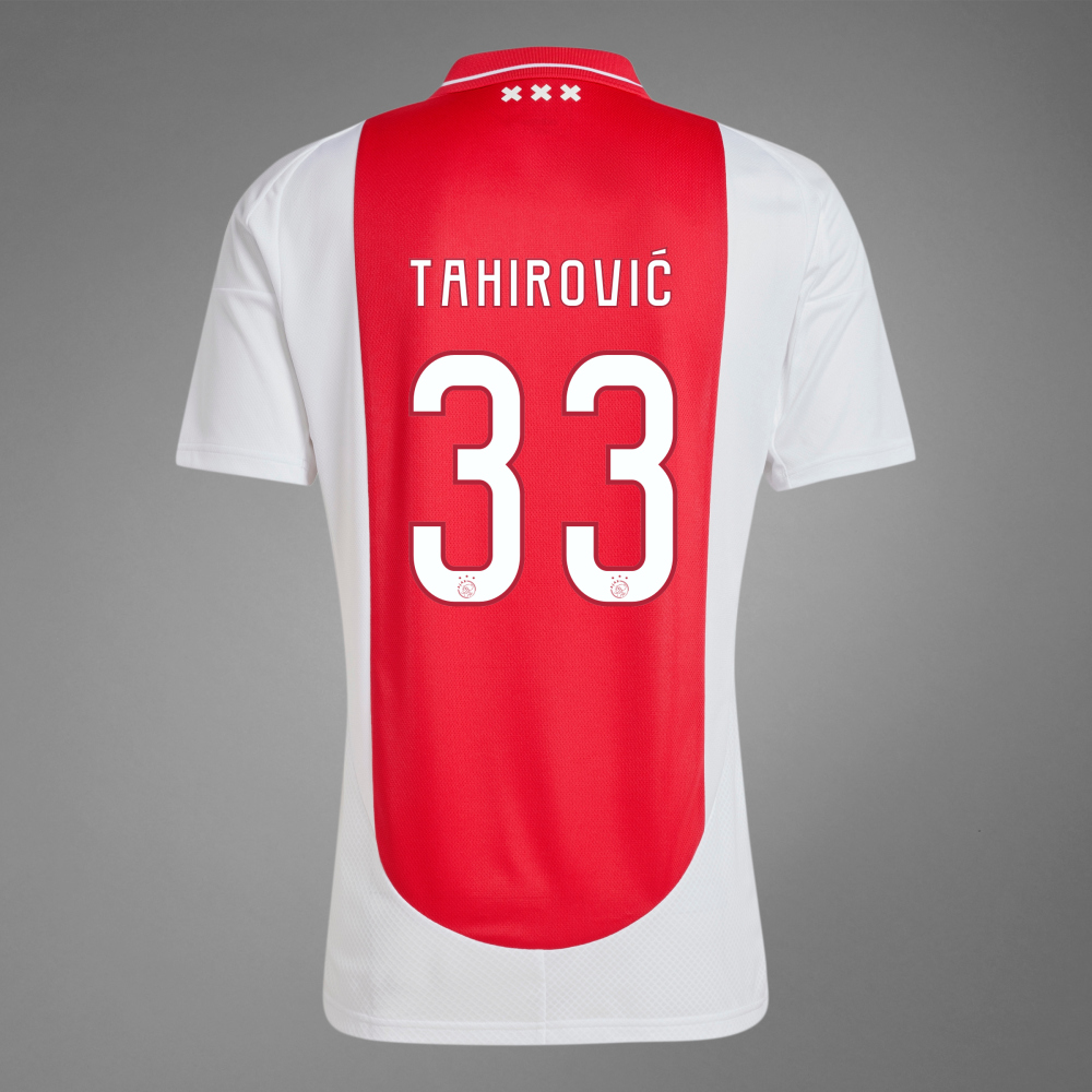 24-25 Ajax TAHIROVIĆ 33 Home Jersey