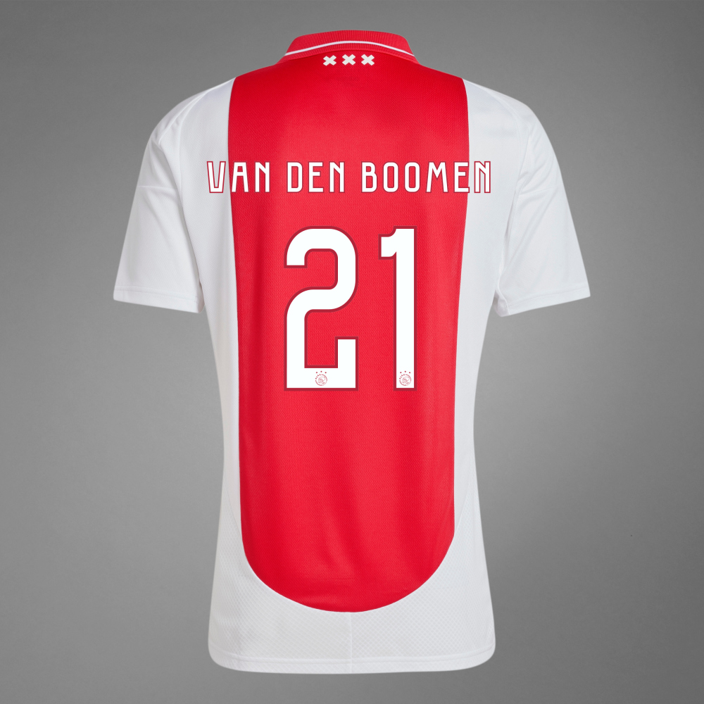 24-25 Ajax VAN DEN BOOMEN 21 Home Jersey