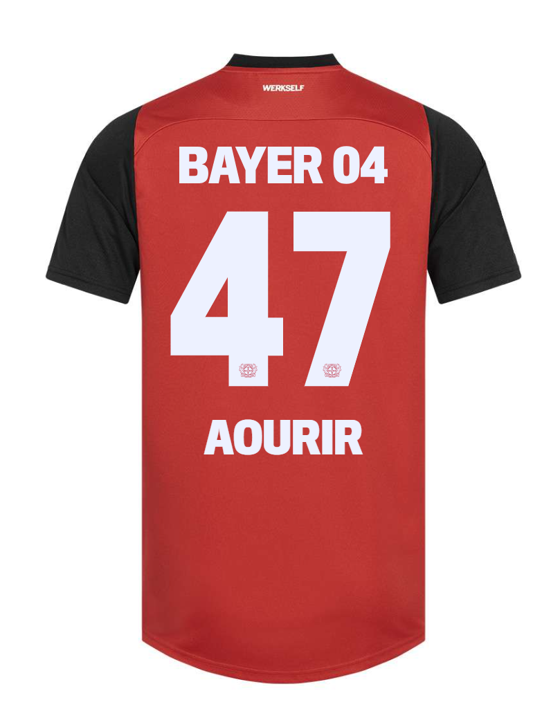 24-25 Bayer Leverkusen Aourir 47 Home Soccer Jersey