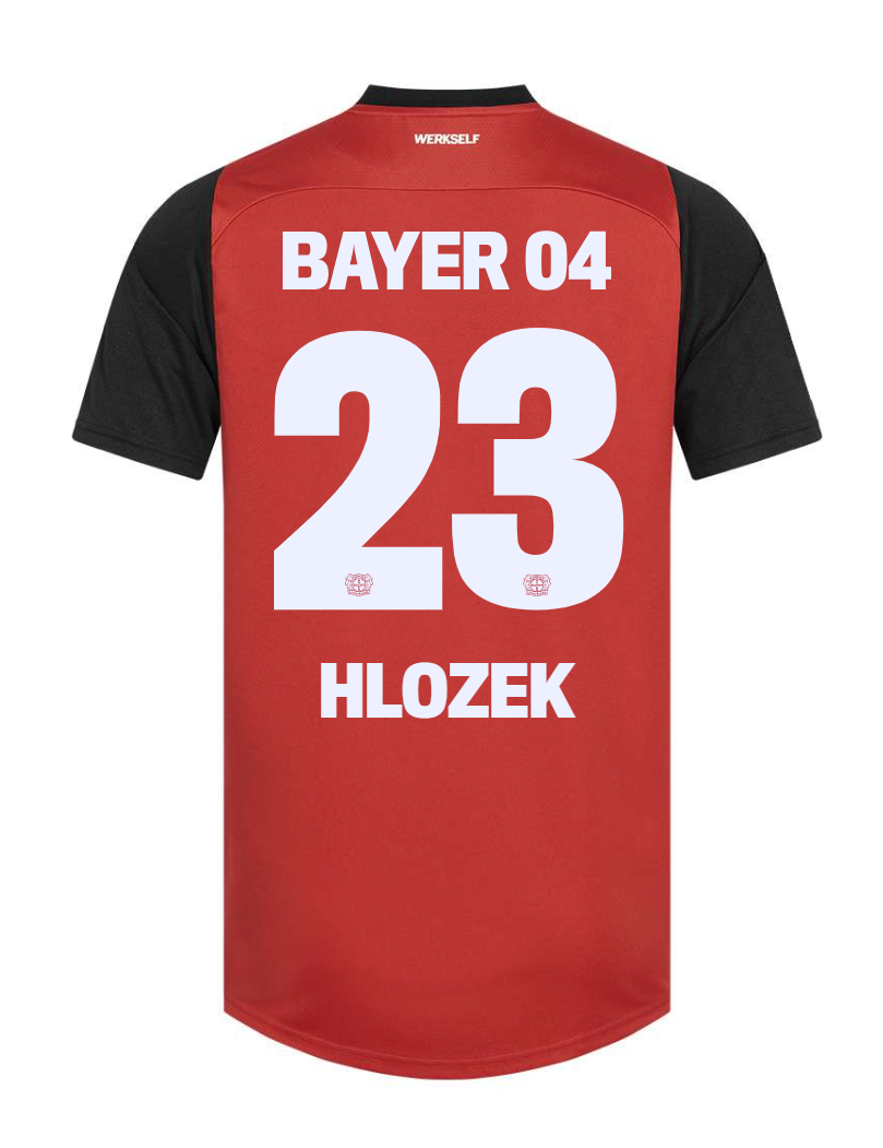 24-25 Bayer Leverkusen Hlozek 23 Home Soccer Jersey