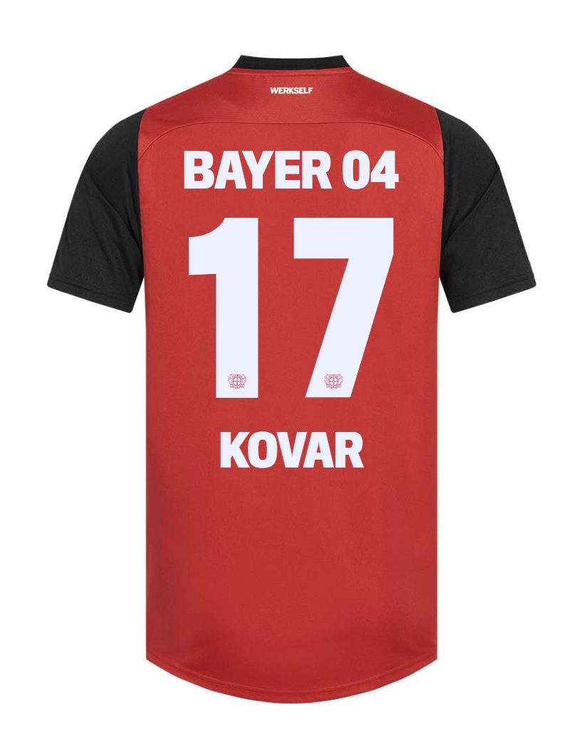 24-25 Bayer Leverkusen Kovar 17 Home Soccer Jersey