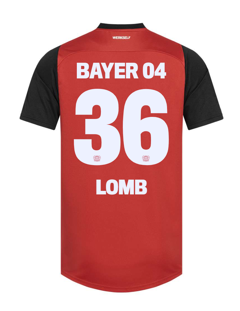 24-25 Bayer Leverkusen Lomb 36 Home Soccer Jersey