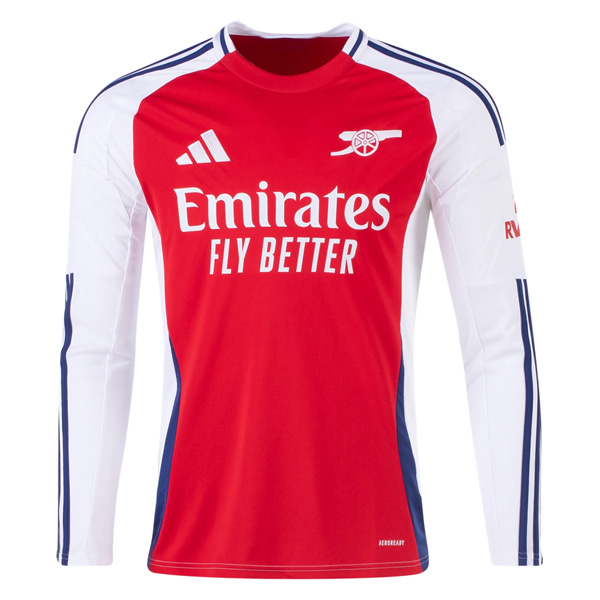 Arsenal Home Long Sleeve Soccer Jersey 24-25