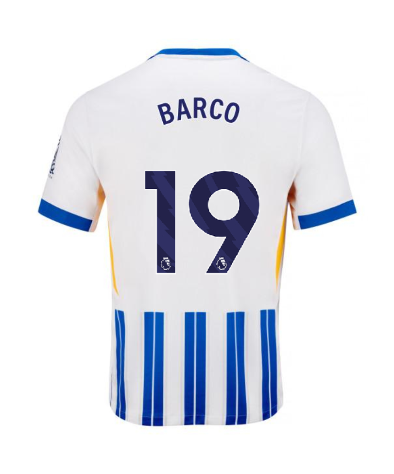 Brighton Hove Albion Home BARCO 19 Jersey 24-25