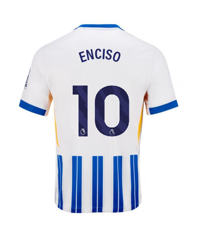 Brighton Hove Albion Home ENCISO 10 Jersey 24-25