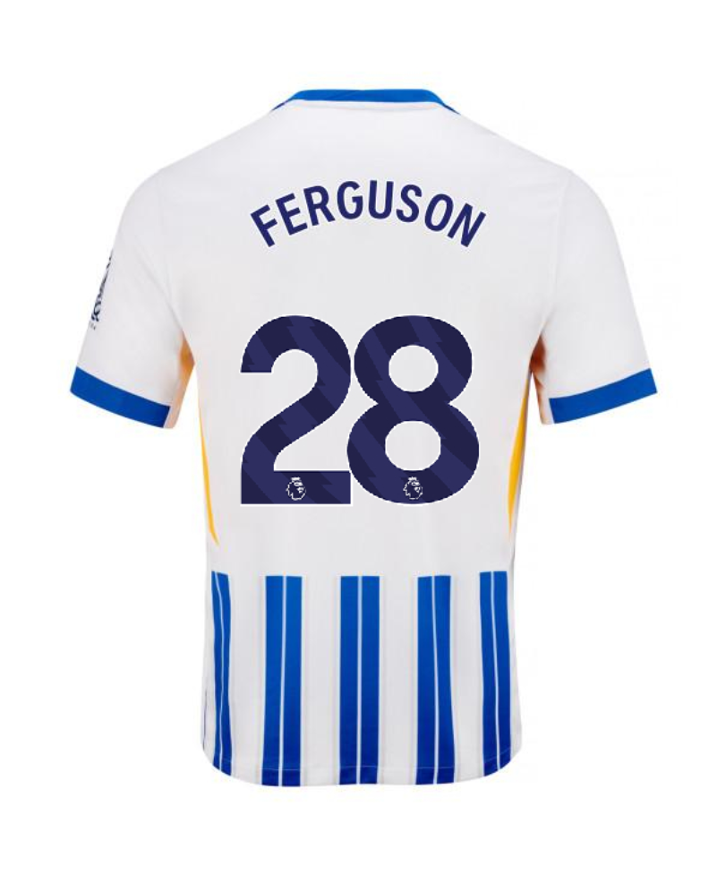 Brighton Hove Albion Home FERGUSON 28 Jersey 24-25