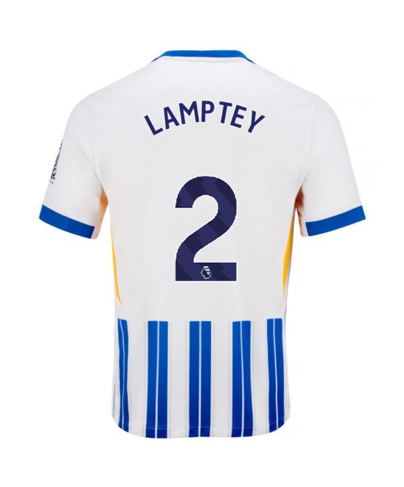 Brighton Hove Albion Home LAMPTEY 2 Jersey 24-25