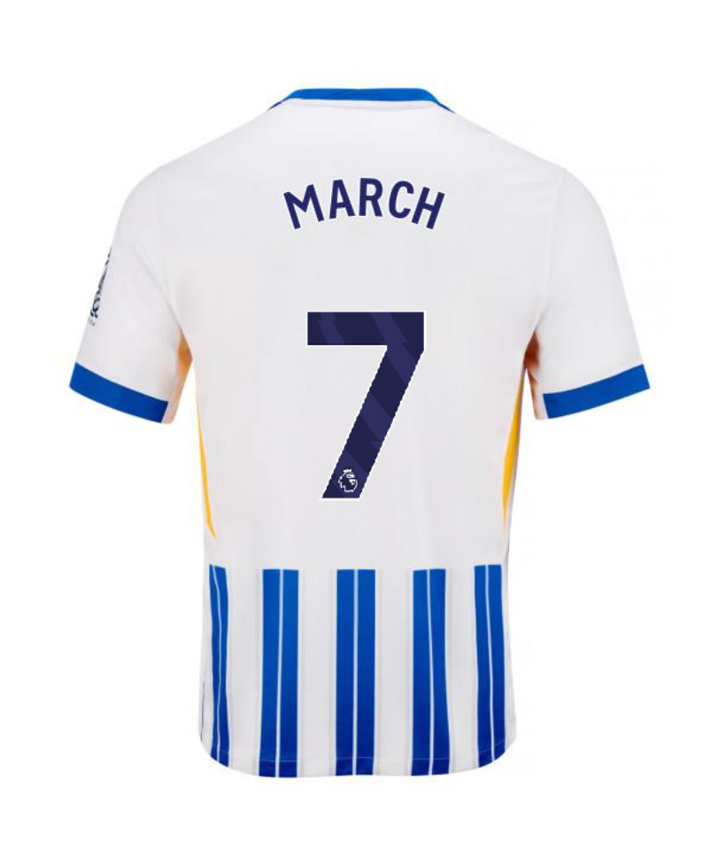 Brighton Hove Albion Home MARCH 7 Jersey 24-25