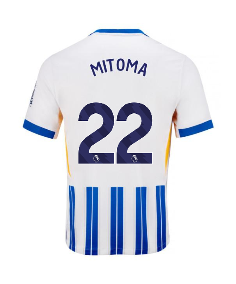 Brighton Hove Albion Home MITOMA 22 Jersey 24-25