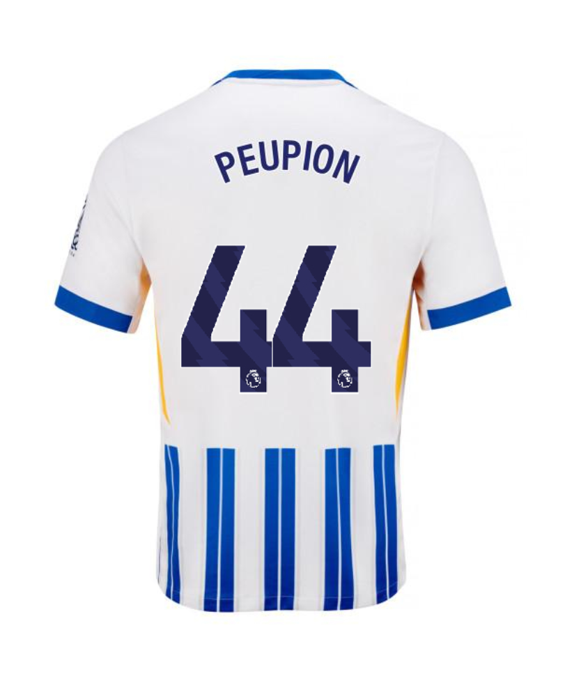 Brighton Hove Albion Home PEUPION 44 Jersey 24-25