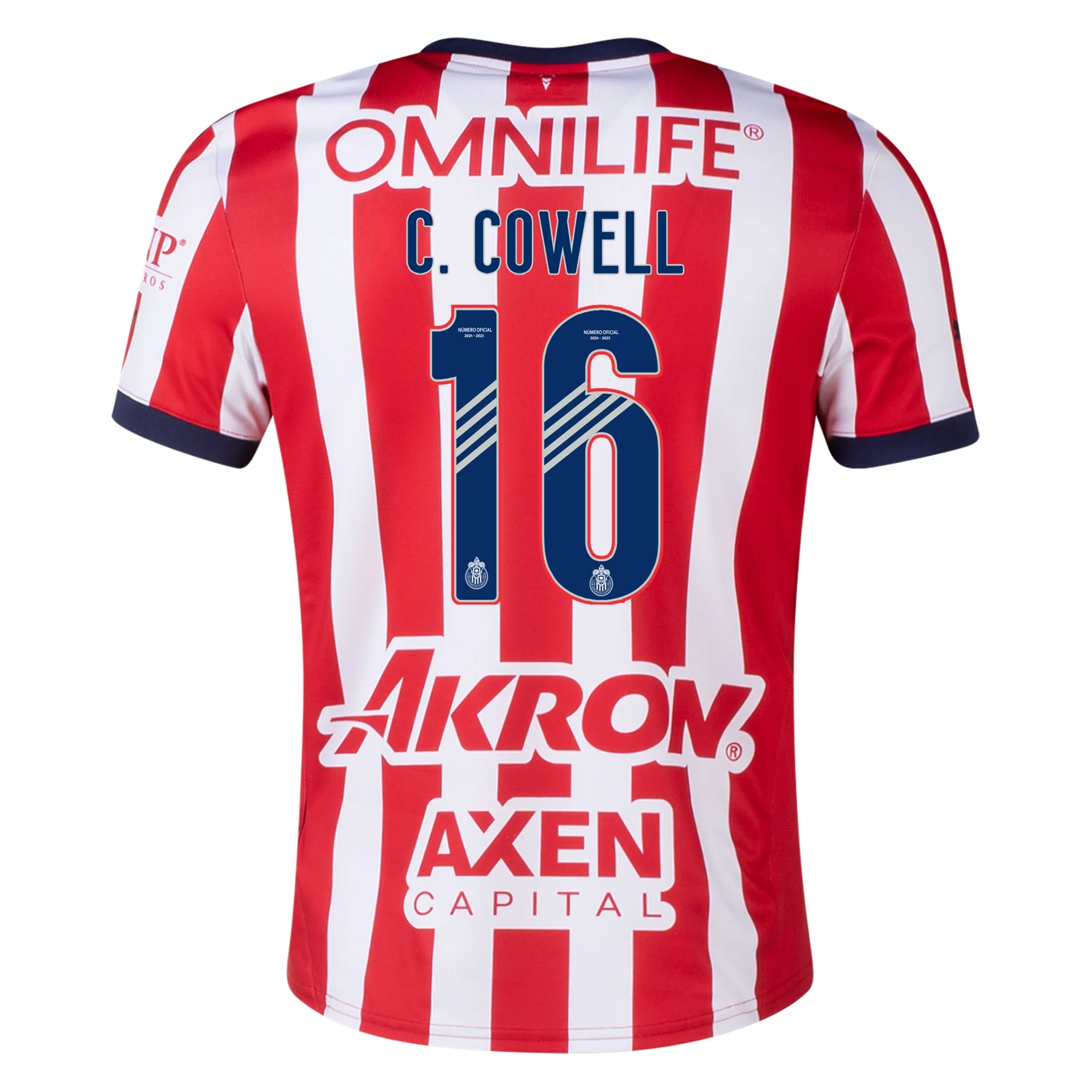 Chivas Home C. Cowell 16 Jersey 24-25