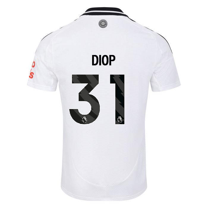 Fulham Home DIOP 31 Jersey 24-25